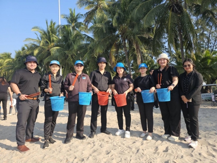 ไฟล์แนบ กปภ.ข.1 จัดกิจกรรมรวมพลังแห่งความภักดี เก็บขยะบริเวณชายหาดบางแสน เพื่อถวายเป็นพระราชกุศลแด่ พระพันปีหลวง