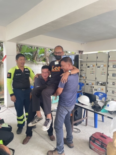 ไฟล์แนบ การประปาส่วนภูมิภาคสาขากันตัง ร่วมกับ กองฝึกอบรมภูมิภาค3 จัดอบรมหลักสูตร "ความปลอดภัยในการทำงานเกี่ยวกับสารเคมีอันตรายและการตอบโต้กรณีเกิดเหตุฉุกเฉิน รุ่นที่ 1/69" ให้กับพนักงาน  การประปาส่วนภูมิภาคสาขาในพื้นที่