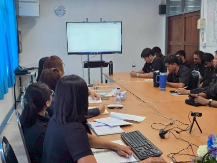 ไฟล์แนบ วันที่ 19 ธันวาคม 2568 การประปาส่วนภูมิภาคสาขาปากท่อ นำโดย นายปกรณ์ บัวทอง ผู้จัดการการประปาส่วนภูมิภาคสาขาปากท่อ พร้อมด้วยหัวหน้างาน และพนักงานในสังกัด ร่วมกันจัดกิจกรรมสนทนายามเช้า (Morning Talk) ครั้งที่ 3/2569 ประจำเดือนธันวาคม 2568 ณ ห้องประชุม ชั้น 2 กปภ.สาขาปากท่อ