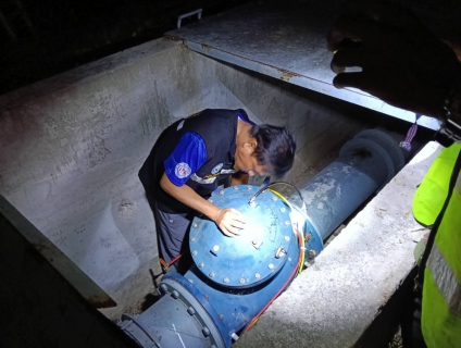 ไฟล์แนบ กปภ.สาขาท่ามะกาลงพื้นที่ ทำ Step Test ค้นหาท่อแตกรั่ว