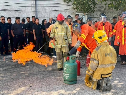 ไฟล์แนบ การประปาส่วนภูมิภาคสาขาขนอม  เข้าร่วมรับการฝึกอบรม โครงการ"เสริมสร้างวัฒนธรรมความปลอดภัยที่เป็นพื้นที่ฐานตามกฎหมาย (การดับเพลิงขั้นต้น)
