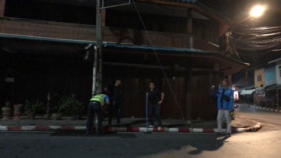 ไฟล์แนบ กปภ.สาขากาญจนดิษฐ์ ลงพื้นที่สำรวจเพื่อค้นหาท่อแตก-รั่ว โดยวิธี Step test ในพื้นที่ MM - 12 พลายวาส บริเวณชุมชนตลาดกาญจนดิษฐ์ ต.กะแดะ อ.กาญจนดิษฐ์ จ.สุราษฎร์ธานี ตามแผนปฏิบัติการลดน้ำสูญเสีย