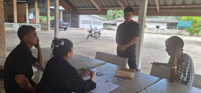 ไฟล์แนบ การประปาส่วนภูมิภาคสาขาอ่าวลึก จัดกิจกรรม โครงการเติมใจให้กัน มุ่งมั่นเพื่อปวงชน  รับคำขอติดตั้งมาตรวัดน้ำใหม่ ณ ศาลาเอนกประสงค์ หมู่ 3 บ้านปากหยา  อำเภอปลายพระยา จังหวัดกระบี่