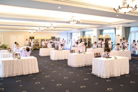 ไฟล์แนบ การประปาส่วนภูมิภาคสาขาประจวบคีรีขันธ์ ร่วมลงนามถวายพระพร พระบาทสมเด็จพระเจ้าอยู่หัวและสมเด็จพระนางเจ้าฯ พระบรมราชินี เนื่องในโอกาสวันขึ้นปีใหม่ 2569 ณ ศาลาราชประชาสมาคม วังไกลกังวล อ.หัวหิน