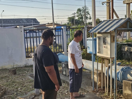 ไฟล์แนบ นายปกรณ์ บัวทอง ผู้จัดการ การประปาส่วนภูมิภาคสาขาปากท่อ เข้าตรวจสถานีผลิตน้ำและสถานีจ่ายน้ำในพื้นที่การให้บริการของ กปภ. สาขาปากท่อ เพื่อเตรียมพร้อมระบบประปาที่ให้บริการประชาชนรองรับตลอดช่วงเทศกาลปีใหม่