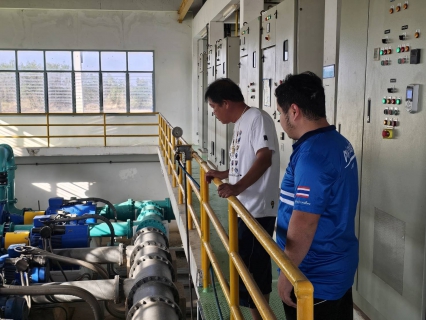 ไฟล์แนบ นายปกรณ์ บัวทอง ผู้จัดการ การประปาส่วนภูมิภาคสาขาปากท่อ เข้าตรวจสถานีผลิตน้ำและสถานีจ่ายน้ำในพื้นที่การให้บริการของ กปภ. สาขาปากท่อ เพื่อเตรียมพร้อมระบบประปาที่ให้บริการประชาชนรองรับตลอดช่วงเทศกาลปีใหม่