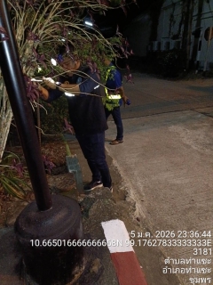 ไฟล์แนบ การประปาส่วนภูมิภาคสาขาท่าแซะ ดำเนินการทดสอบ STEP TEST ค้นหาบริเวณพื้นที่จ่ายน้ำสูงกว่าปกติ ในพื้นที่ DMA-MM-01 สถานีผลิตน้ำแม่ข่ายท่าแซะ จ่ายน้ำในพื้นที่ตลาดท่าแซะ