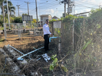 ไฟล์แนบ กปภ.สาขาท่าแซะ ลงพื้นที่ตรวจสอบแหล่งน้ำดิบสำรองกรณีเกิดภัยแล้งและเตรียมการรับมือภัยแล้งสำรวจบ่อบาดาลของ กปภ.และหน่วยงาน อปท ในพื้นที่ เพื่อป้องกันความเสี่ยงด้านภัยแล้งต่อไป