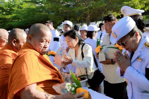 ไฟล์แนบ การประปาส่วนภูมิภาคสาขาประจวบคีรีขันธ์ ร่วมพิธีถวายพระพรชัยมงคลและทำบุญตักบาตรถวายพระกุศล เนื่องในวันคล้ายวันประสูติ สมเด็จพระเจ้าลูกเธอ เจ้าฟ้าสิริวัณณวรี นารีรัตนราชกัญญา 8 มกราคม 2569 