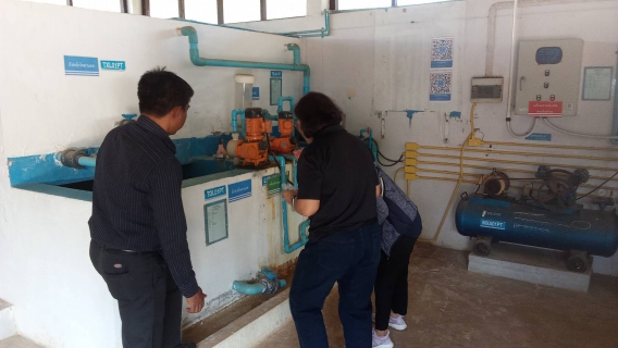 ไฟล์แนบ การประปาส่วนภูมิภาคสาขาท่าแซะให้การต้อนรับเจ้าหน้าที่จากบริษัท ซีพีเอฟ (ประเทศไทย) จำกัด (มหาชน) ศูนย์ปรับปรุงพันธุกรรมกุ้ง ปะทิว เข้าเยี่ยมชมโรงกรองน้ำและศึกษาดูงานระบบผลิตน้ำของการประปาส่วนภูมิภาคสาขาท่าแซะ ในส่วนของผู้มีส่วนได้เสีย (Stakeholder)ผู้ใช้น้ำประเภทที่ ๓