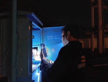 ไฟล์แนบ กปภ.สาขาท่ามะกาลงพื้นที่ ทำ Step Test ค้นหาท่อแตกรั่ว