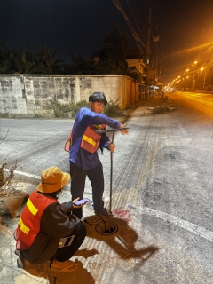 ไฟล์แนบ กปภ.สาขาท่ามะกาลงพื้นที่ ทำ Step Test ค้นหาท่อแตกรั่ว