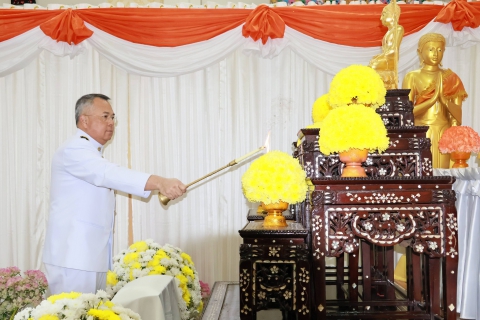 ไฟล์แนบ กปภ.สาขามหาสารคาม เข้าร่วม พิธีเจริญพระพุทธมนต์และทำบุญตักบาตรเฉลิมพระเกียรติ เนื่องในโอกาสวันคล้ายวันประสูติ สมเด็จพระเจ้าลูกเธอ เจ้าฟ้าสิริวัณณวรี นารีรัตนราชกัญญา 8 มกราคม 2569