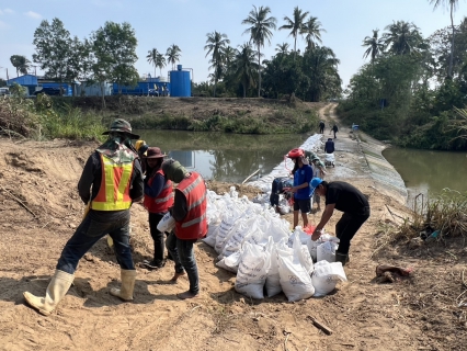 ไฟล์แนบ กปภ.สาขาบางสะพาน ร่วมกันกั้นฝายชะลอน้ำ  ( ครั้งที่ 2 )  บริเวณคลองร่อนทอง สถานีผลิตจ่ายน้ำร่อนทอง