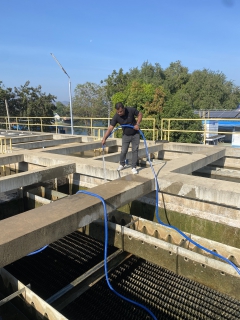 ไฟล์แนบ กปภ.สาขากาญจนบุรี ทำกิจกรรมล้างถังตกตะกอน โรงกรองน้ำขนาด 600 ลบ.ม./ชม. สถานีผลิตน้ำแม่ข่ายกาญจนบุรี