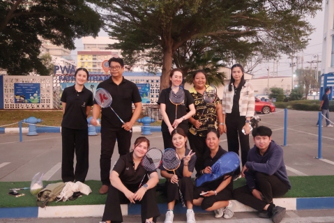 ไฟล์แนบ กปภ.สาขาปทุมธานี(พ) จัดกิจกรรม ตีแบดมินตัน ส่งเสริมสุขภาพและความสามัคคีในองค์กร