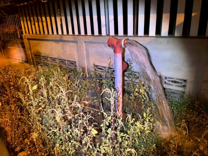 ไฟล์แนบ การประปาส่วนภูมิภาคสาขาเพชรบุรี ดำเนินกิจกรรม Step Test ค้นหาท่อแตกรั่ว พื้นที่ที่มีน้ำสูญเสียสูง