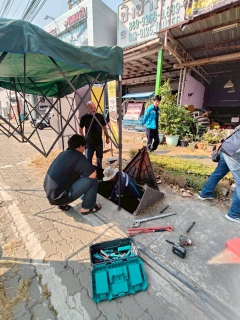 ไฟล์แนบ กปภ.สาขาอ้อมน้อย ถอดล้างหัว PRV (Pressure Reducing Valve) เพื่อบำรุงรักษาป้องกันเชิงรุก DMA19 บริเวณหมู่บ้านปาริชาต