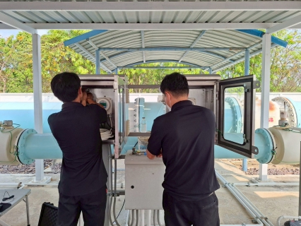 ไฟล์แนบ กปภ.สาขาอ้อมน้อย ลงพื้นที่ตรวจสอบมาตรวัดน้ำหลัก ครั้งที่ 1 ประจำปี 2569