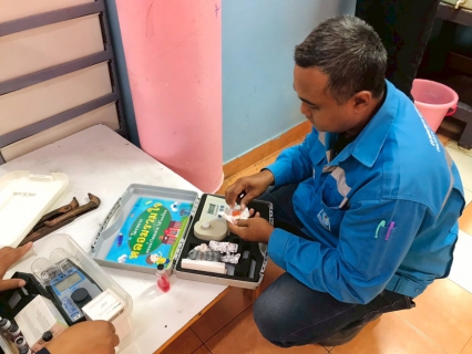 ไฟล์แนบ กปภ.สาขาพัทยา(พ) ดำเนินโครงการ หลอมรวมใจ มอบน้ำใสสะอาด ตรวจสอบคุณภาพน้ำประปาภายในโรงเรียน