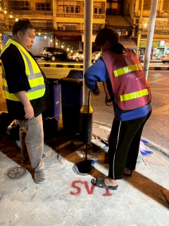 ไฟล์แนบ กปภ.สาขาท่ามะกาลงพื้นที่ ทำ Step Test ค้นหาท่อแตกรั่ว