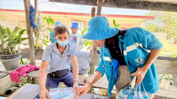 ไฟล์แนบ กปภ.สาขาบ้านบึง ลงพื้นที่ แจ้งข่าวดี "กปภ.มอบส่วนลดติดตั้งประปาใหม่" 