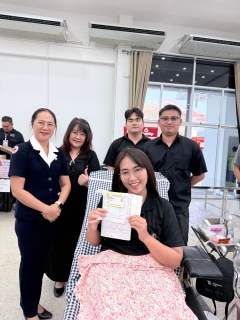 ไฟล์แนบ การประปาส่วนภูมิภาคสาขาขาณุวรลักษบุรี ร่วมกิจกรรมบริจาคโลหิตพร้อมมอบน้ำดื่มตราสัญลักษณ์ กปภ.