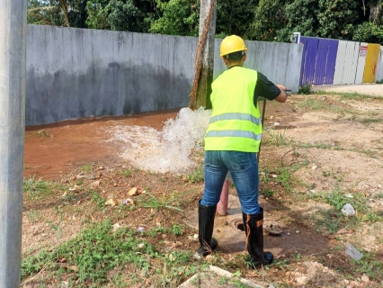 ไฟล์แนบ กปภ.สาขาระนอง รักษาคุณภาพน้ำประปาใสสะอาด ดำเนินการตามแผนระบายตะกอนในเส้นท่อ ประจำเดือน มกราคม 2569
