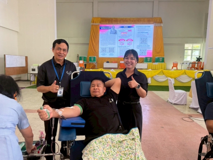 ไฟล์แนบ เหล่ากาชาดจังหวัดสุพรรณบุรี ร่วมกับโรงพยาบาลเจ้าพระยายมราช และที่ทำการปกครองอำเภอเดิมบางนางบวช ในการอำนวยความสะดวก รับบริจาคโลหิต ดวงตา และอวัยวะ