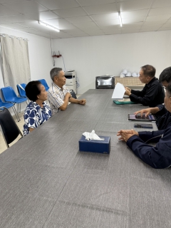 ไฟล์แนบ กปภ.สาขานครปฐม เข้าพบ เจ้าพนักงานที่ดินจังหวัดนครปฐม สาขานครชัยศรี เพื่อสวัสดีปีใหม่และหารือในการปฏิบัติร่วมกัน