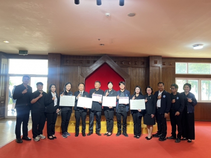 ไฟล์แนบ การประปาส่วนภูมิภาคสาขาขอนแก่น (ชั้นพิเศษ) เข้าร่วมพิธีรับมอบใบรับรองมาตรฐานการป้องกันและแก้ไขปัญหายาเสพติดในสถานประกอบกิจการ (มยส.) ประจำปี 2568 