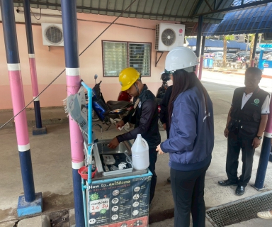 ไฟล์แนบ การประปาส่วนภูมิภาคสาขากระนวน ร่วมกับกรมอนามัยกระทรวงสาธารณสุขอำเภอกระนวน ลงพื้นที่เก็บตัวอย่างน้ำ