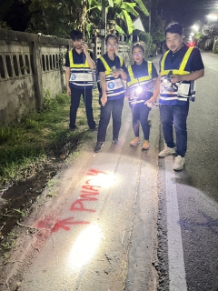 ไฟล์แนบ กปภ.สาขามหาสารคาม ทำการเดินสำรวจท่อรั่ว Active Leakage Control พื้นที่ DMA16 ต.ตลาด อ.เมือง จ.มหาสารคาม 