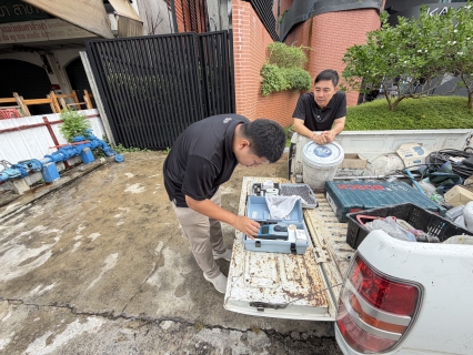 ไฟล์แนบ กปภ.สาขาอ้อมน้อย ลงพื้นที่ตรวจสอบคุณภาพน้ำ โครการ เคฟ ศาลายา คอนโดมิเนียม�ต.ศาลายา หลังจากได้รับแจ้งจากผู้ใช้น้ำว่าน้ำประปามีกลิ่น สี และมีตะกอนมาก