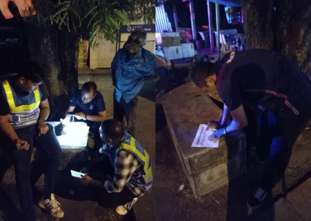 ไฟล์แนบ กปภ.สาขาเวียงสระ ลงพื้นที่หาท่อรั่ว Steptest DMA 01-01 สี่แยกเวียงสระ อ.เวียงสระ จ.สุราษฎร์ธานี 