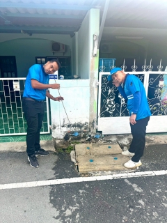 ไฟล์แนบ กปภ.สาขาสามพรานลงพื้นที่สำรวจหาท่อแตกรั่ว ณ หมู่บ้านศรีสามพรานและชุมชนหลังโรงเรียนนายร้อยตำรวจสามพราน
