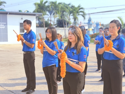 ไฟล์แนบ การประปาส่วนภูมิภาคสาขากุยบุรี จัดพิธีสักการะบูชาพระแม่ธรณีวิสุทธิสรรพสักขีบารมีธำรงชล ศาลพระภูมิเจ้าที่และสิ่งศักดิ์สิทธิ์ เนื่องในโอกาสวันคล้ายวันสถาปนา กปภ.ครบรอบ 47 ปี 
