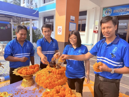 ไฟล์แนบ การประปาส่วนภูมิภาคสาขากุยบุรี จัดพิธีสักการะบูชาพระแม่ธรณีวิสุทธิสรรพสักขีบารมีธำรงชล ศาลพระภูมิเจ้าที่และสิ่งศักดิ์สิทธิ์ เนื่องในโอกาสวันคล้ายวันสถาปนา กปภ.ครบรอบ 47 ปี 