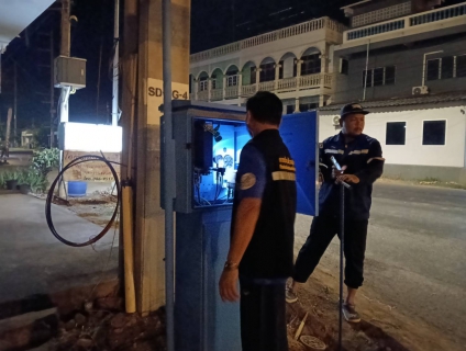 ไฟล์แนบ กปภ.สาขาท่ามะกาลงพื้นที่ ทำ Step Test ค้นหาท่อแตกรั่ว