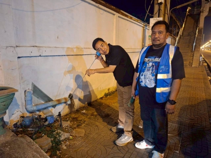 ไฟล์แนบ กปภ.สาขาอ้อมน้อย ลงพื้นที่ทำกิจกรรมลดน้ำสูญเสียเชิงรุก บริเวณ DMA10 ซอยแปซิฟิกส์ ต.อ้อมน้อย อ.กระทุ่มแบน จ.สมุทรสาคร