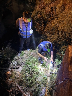 ไฟล์แนบ กปภ.สาขาคลองท่อม ลงพื้นที่วัดอัตราการไหลของน้ำ เพื่อสำรวจหาท่อแตกรั่ว 