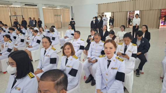 ไฟล์แนบ กปภ.สาขามหาสารคาม เข้าร่วมพิธีวางพานพุ่มดอกไม้ถวายราชสักการะ เนื่องในวันที่ระลึก "พระบาทสมเด็จพระพุทธเลิศหล้านภาลัย" ประจำปี พ.ศ. 2569