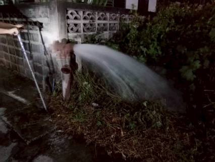 ไฟล์แนบ การประปาส่วนภูมิภาคสาขาเพชรบุรี ดำเนินกิจกรรม Step Test ค้นหาท่อแตกรั่ว พื้นที่ที่มีน้ำสูญเสียสูง 