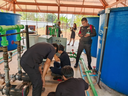 ไฟล์แนบ การประปาส่วนภูมิภาคสาขานครไทย ตรวจสอบระบบจ่ายน้ำ เครื่องกรองน้ำศาลแขวงนครไทย