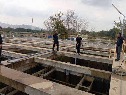 ไฟล์แนบ กปภ.สาขากาญจนบุรี ทำกิจกรรมล้างถังตกตะกอน โรงกรองน้ำขนาด 600 ลบ.ม./ชม. สถานีผลิตน้ำแม่ข่ายกาญจนบุรี