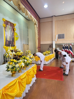 ไฟล์แนบ กปภ.สาขาตราดเข้าร่วมพิธีวางพานพุ่มดอกไม้ ถวายราชสักการะพระบาทสมเด็จพระบรมชนกาธิเบศร มหาภูมิพลอดุลยเดชมหาราช บรมนาถบพิตร พระบิดาแห่งมาตรฐานการช่างไทย