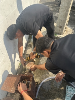 ไฟล์แนบ กปภ.สาขาสมุทรสาคร (พ) ดำเนินการถอดล้างมาตรวัดน้ำขนาดใหญ่ ร่วมกับ บริษัท ทีทีดับบลิว จำกัด (มหาชน) ตามแผนบำรุงรักษา เพิ่มประสิทธิภาพการบริหารจัดการน้ำ