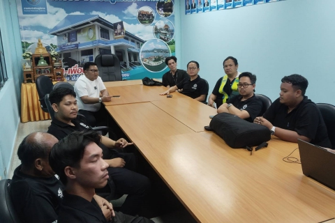 ไฟล์แนบ กปภ.เขต 1 ลงพื้นที่เชิงรุกติดตามการบริหารจัดการน้ำสูญเสีย กปภ.สาขาศรีราชา