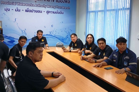 ไฟล์แนบ รองผู้ว่าการ (ปฏิบัติการ 2) ลงพื้นที่ติดตามการแก้ไขปัญหาคุณภาพน้ำ กปภ.สาขาเมืองพล อ.พล จ.ขอนแก่น