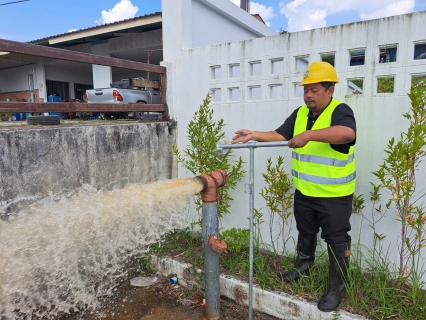 ไฟล์แนบ กปภ.สาขาระนอง รักษาคุณภาพน้ำประปาใสสะอาด ดำเนินการตามแผนระบายตะกอนในเส้นท่อ ประจำเดือน มีนาคม 2569